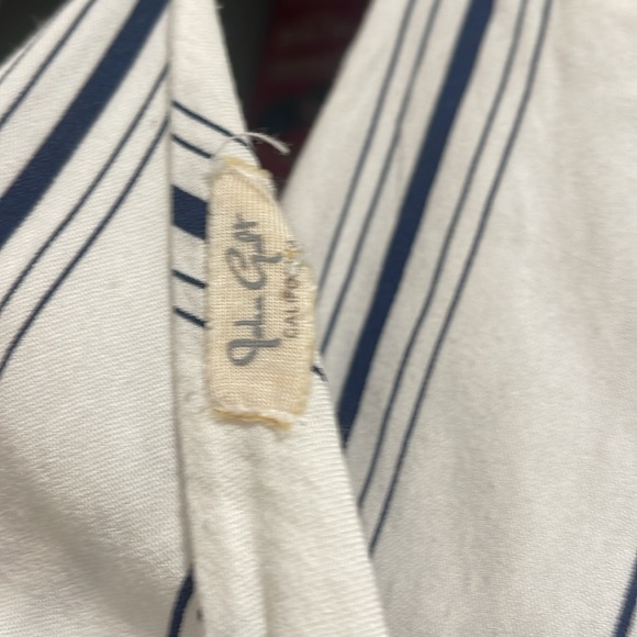 John Galt striped blouse with tie back - Picture 3 of 3